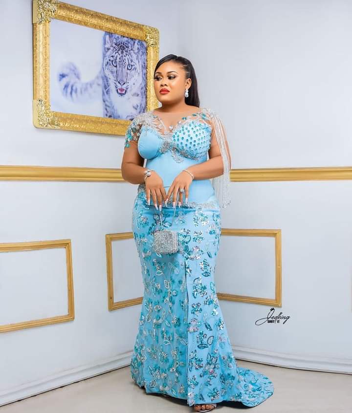 2022 Owambe Lace Styles For Ladies 9
