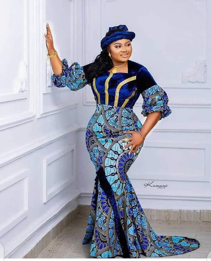 Latest Ankara Long Gown Styles 2022 For Ladies 10