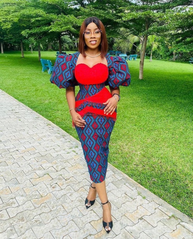Latest Long and Short Ankara Gown Styles 2022 8