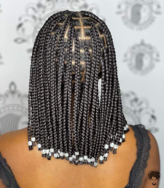 2022 Braids Hairstyles With Beads For Ladies 2