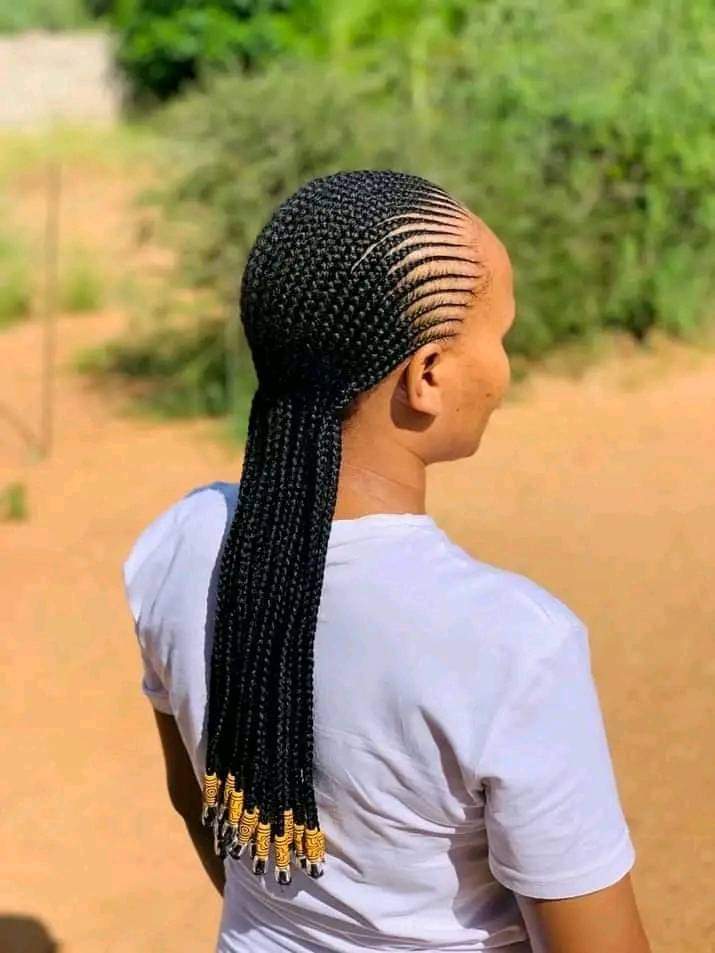 2022 Braids Hairstyles With Beads For Ladies 4
