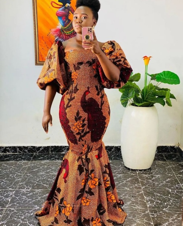 Latest Trending Ankara Gown Styles to try next 2