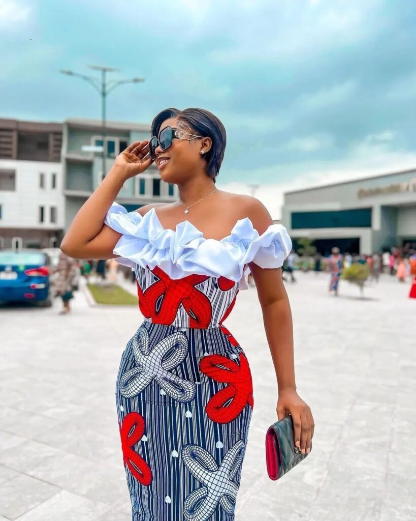 Most Beautiful Ankara Short Gown Styles for Ladies 2022 2