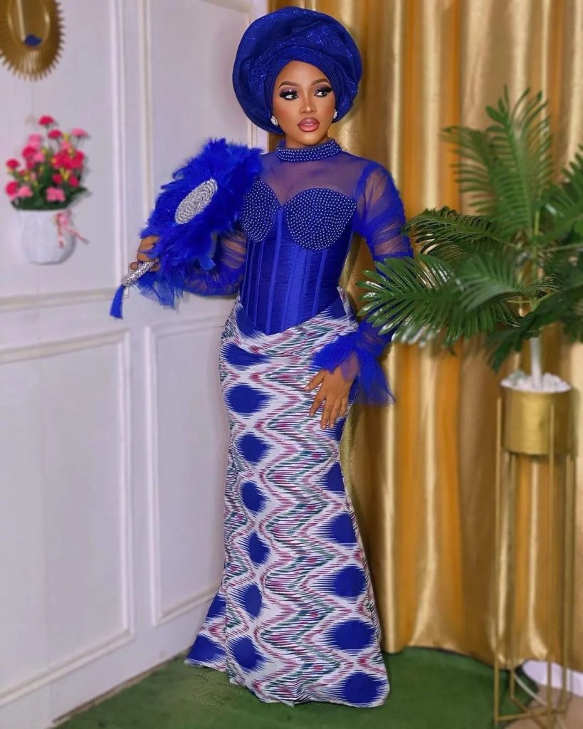 2023 Beautiful Lace Gown Styles for Asoebi 5