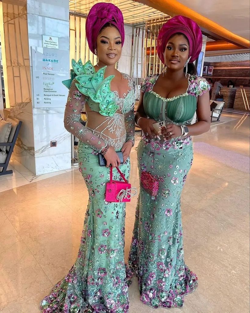 2023 Classy Asoebi Lace Styles for Nigerian Parties 3