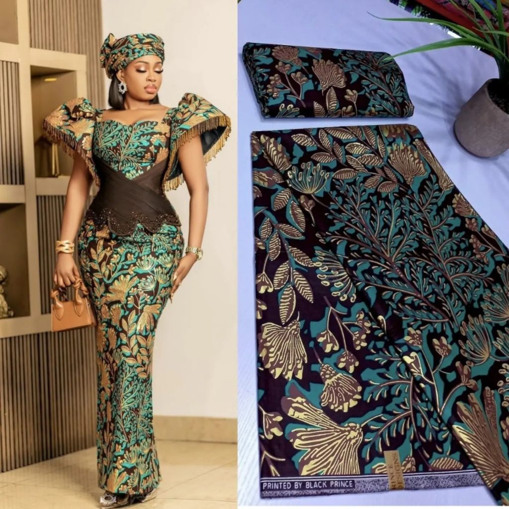 2023 Latest Ankara Fitted Long Gown Styles For Ladies 2