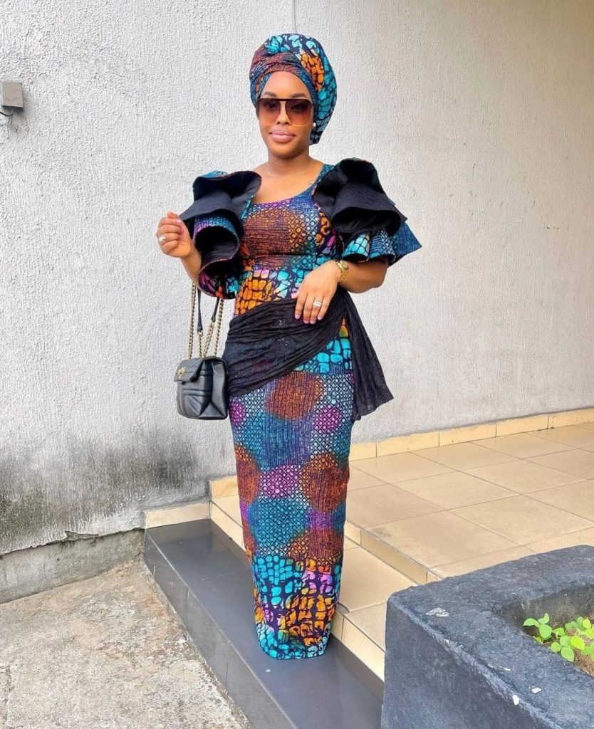 Amazing Ankara Long Pencil Gown Styles 2023 you can rock 3