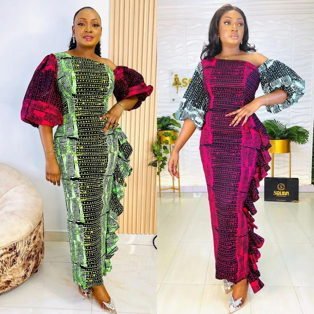 Amazing Ankara Long Pencil Gown Styles 2023 you can rock 4