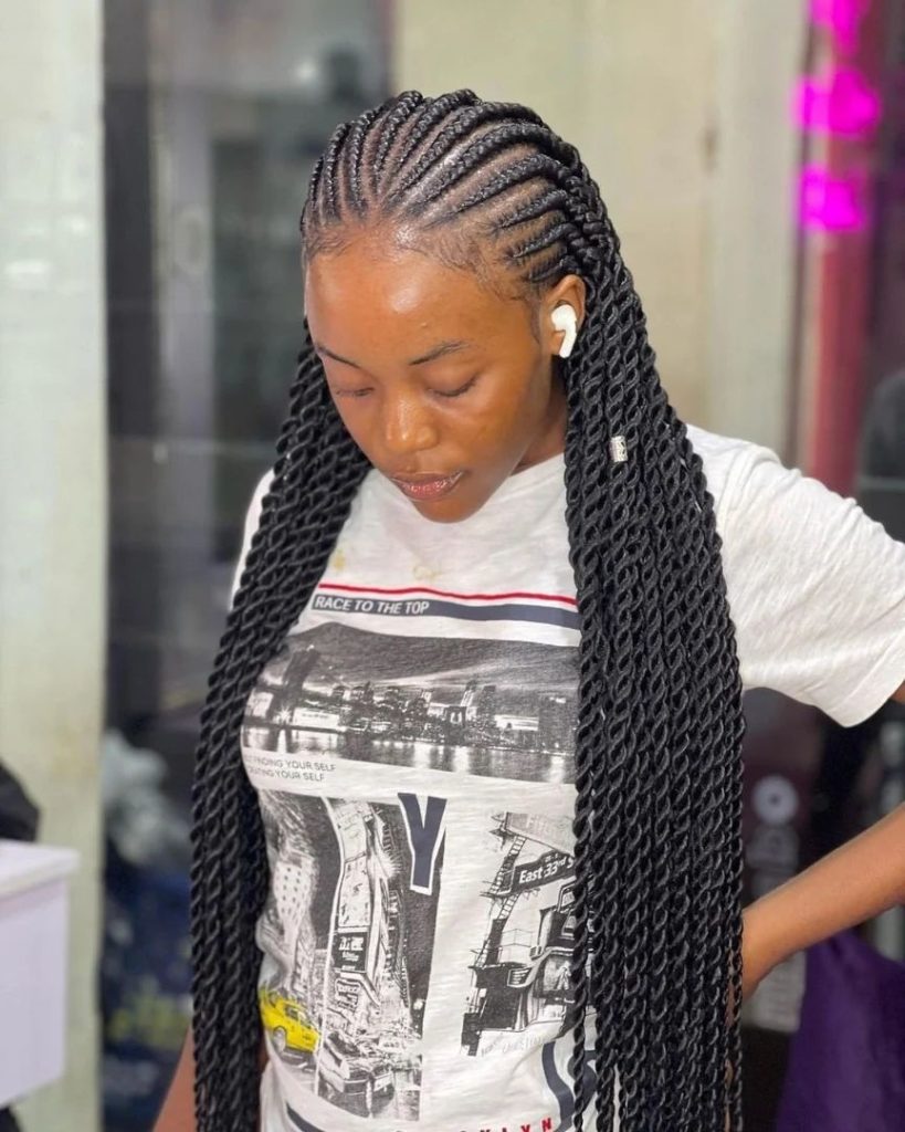 Amazing and Long Braids Hairstyles For African Women 3