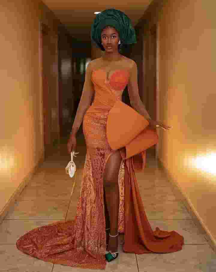 Exclusive and Best Aso Ebi Styles For Wedding Guest 4