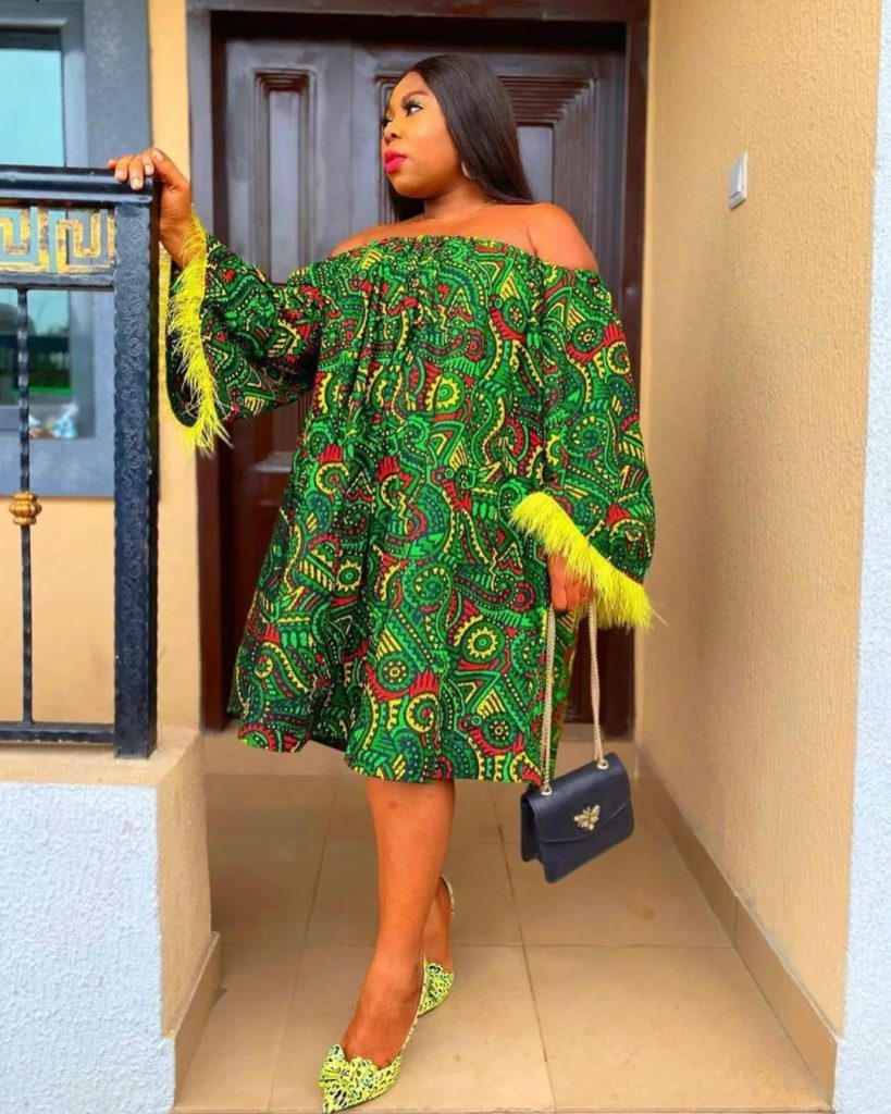 Latest Ankara Flare Gown styles for Pretty Ladies 2023 5