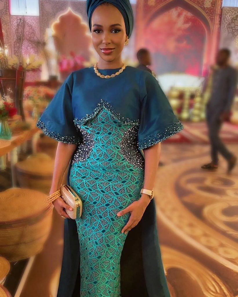 Latest Ankara Gown Styles 2023 in Blue Color 4