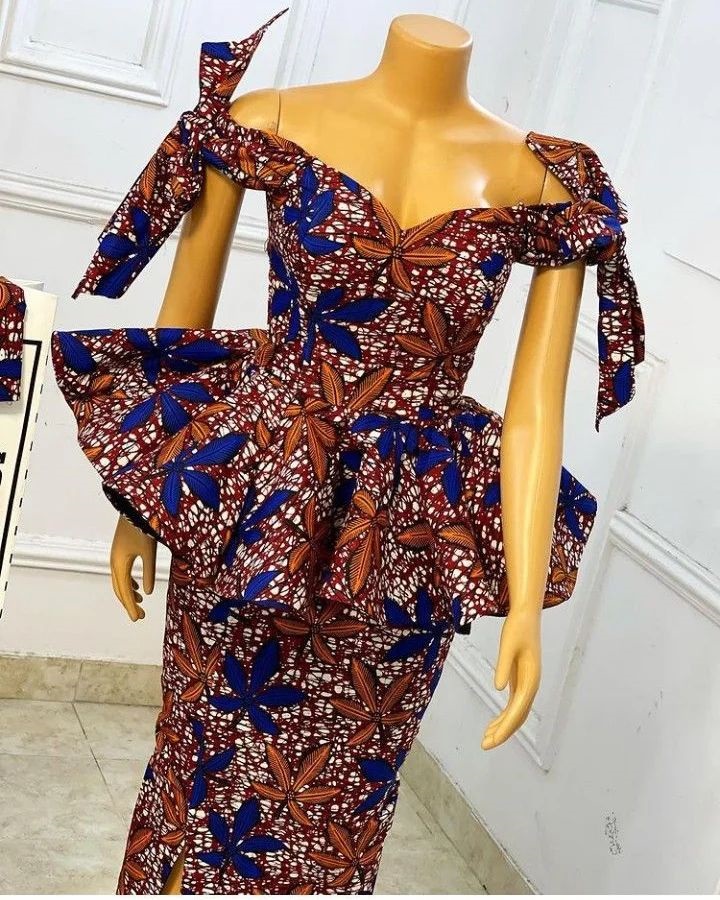 Latest Ankara Skirt and blouse 2023 for Wedding  4