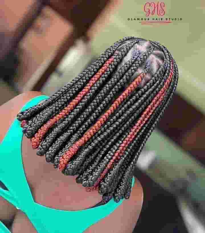 Most Recent Short Knotless Box Braids For Females 2