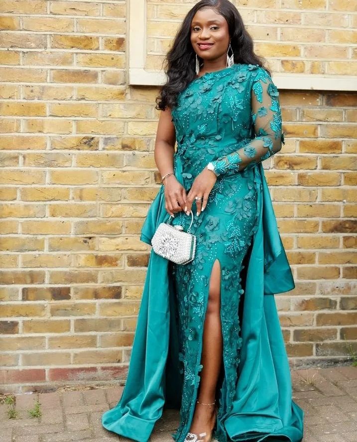 New Aso Ebi Lace Gown Styles 2023 for Wedding 3