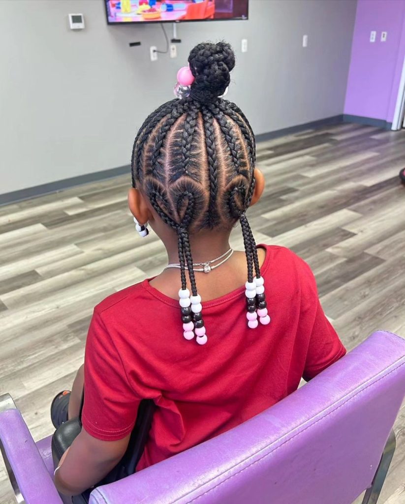 2023 Simple Hairstyle for School Girl in Nigeria 1
