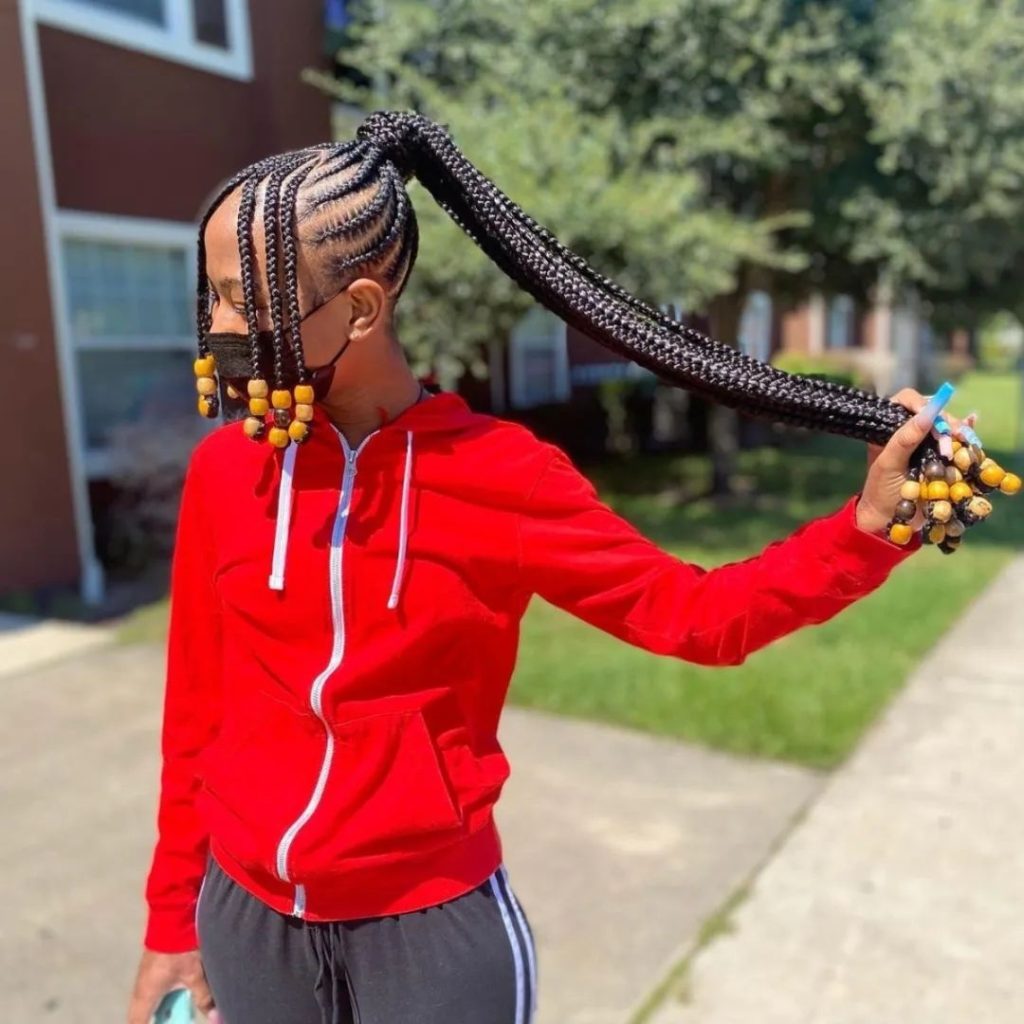 Simple Hairstyle for School Girl in Nigeria 2023 1