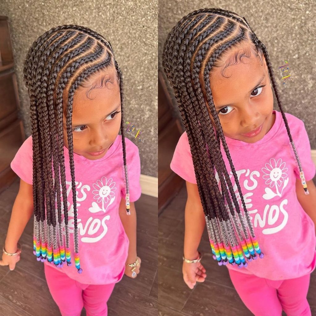 Simple Hairstyle for School Girl in Nigeria 2023 4