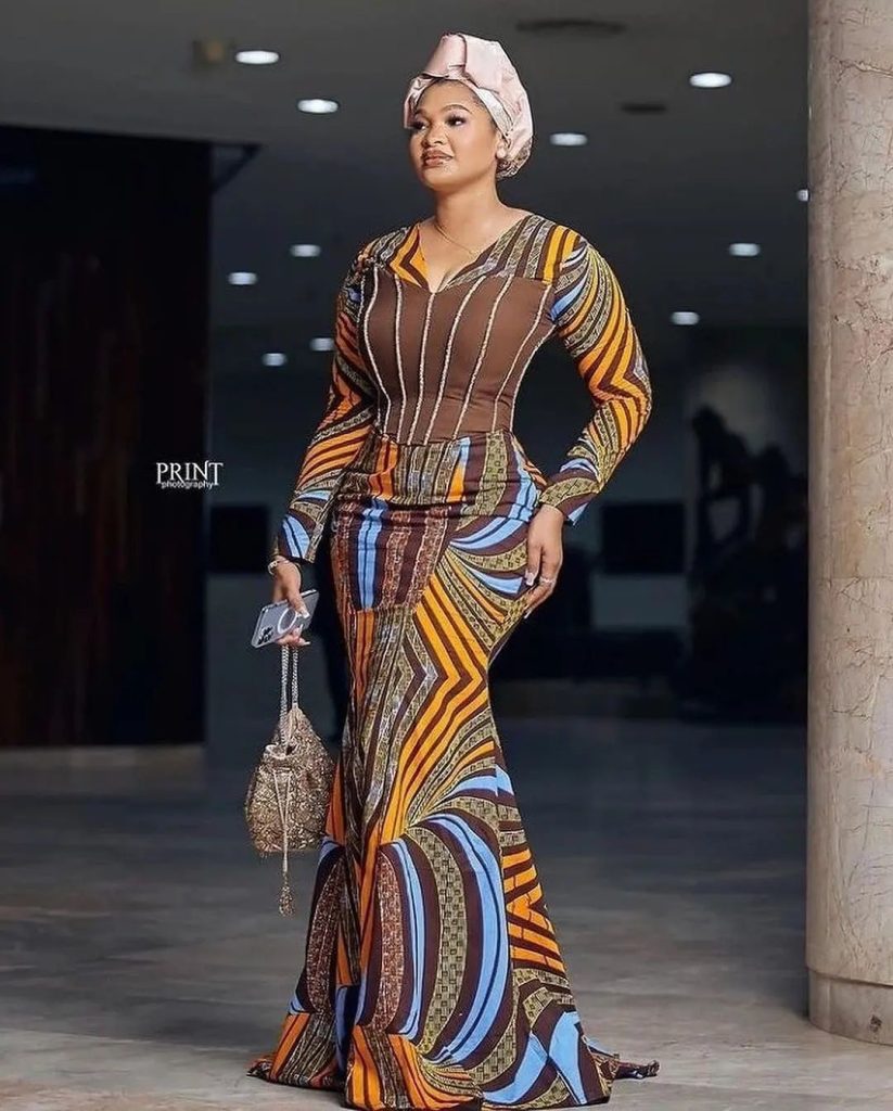 Unique Ankara Long Gown Styles 2023 for Ladies 4