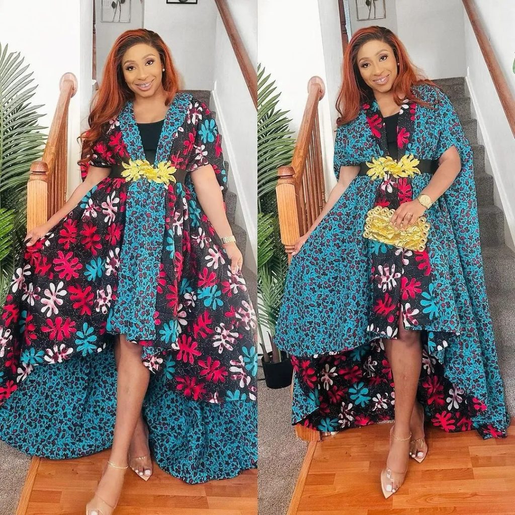 2023 Extraordinary and Long Ankara Gown Styles for Ladies 3