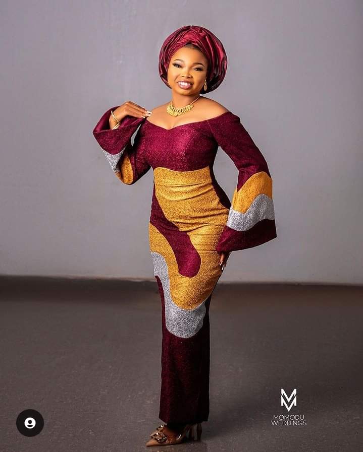 Beautiful and Stunning Aso Oke Styles for Yoruba Brides 2023 1