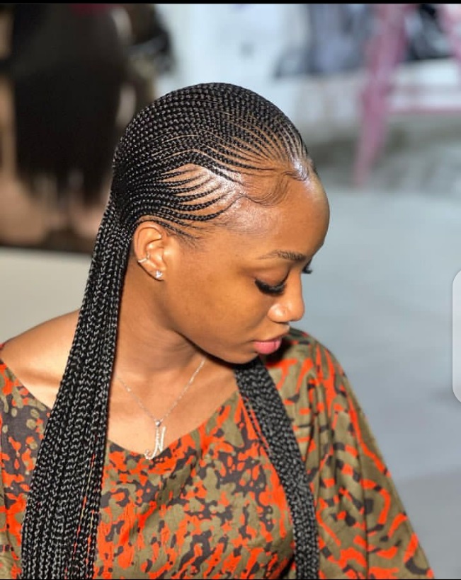 Latest and Best All Back Ghana Weaving Hairstyles 2023 1