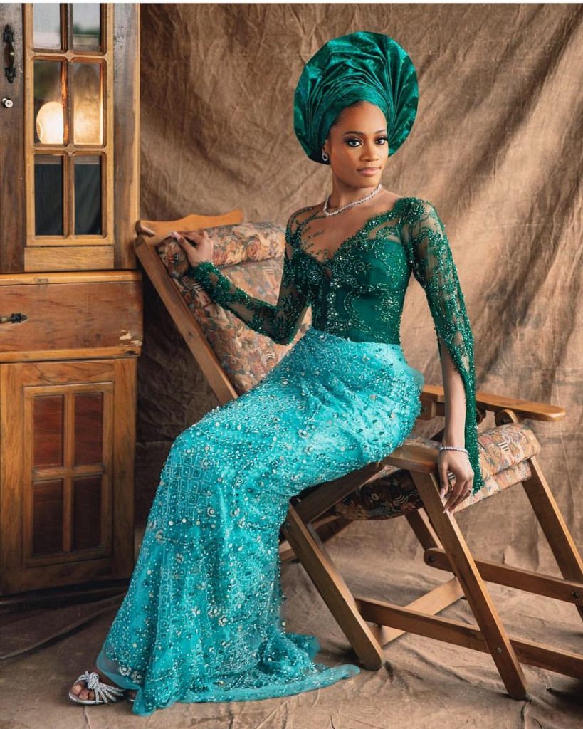 Latest and Classy Aso Ebi Styles for Wedding 2023 5