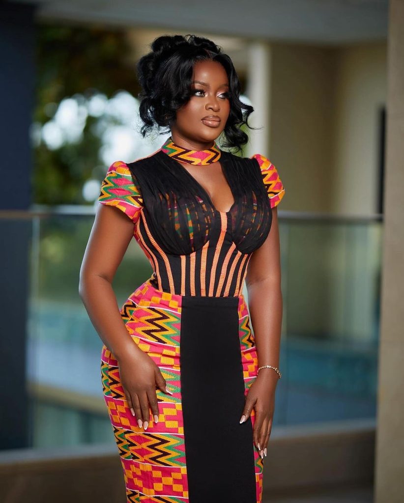 Latest and Fitted Short Ankara Gowns for Ladies 2023 4