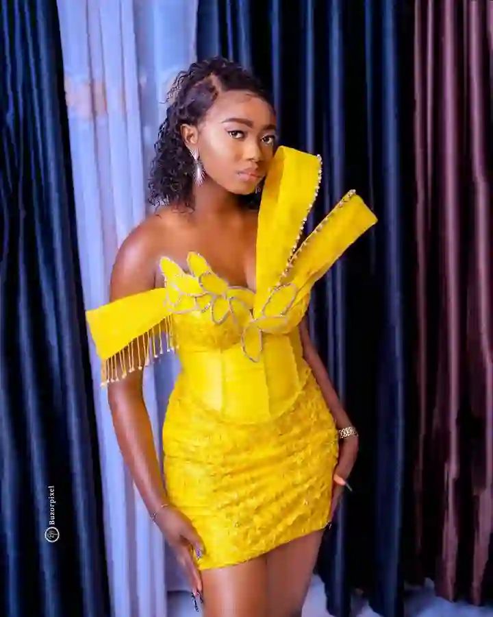 Latest and Mini Aso Ebi Lace Styles 2023 for Slim Ladies 5