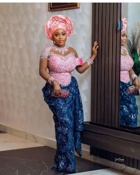 Latest and Stunning Lace Styles for Nigerian Bride 2023 2