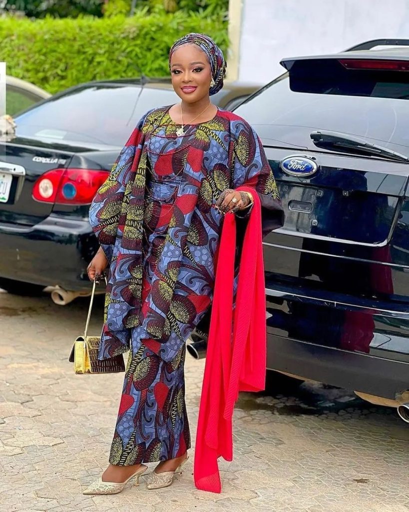 Long and Decent Ankara Gown Styles for Muslim Women 2023 4