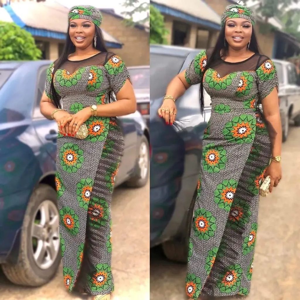 Decent Long Ankara Gown Styles for Young Ladies 2023 1