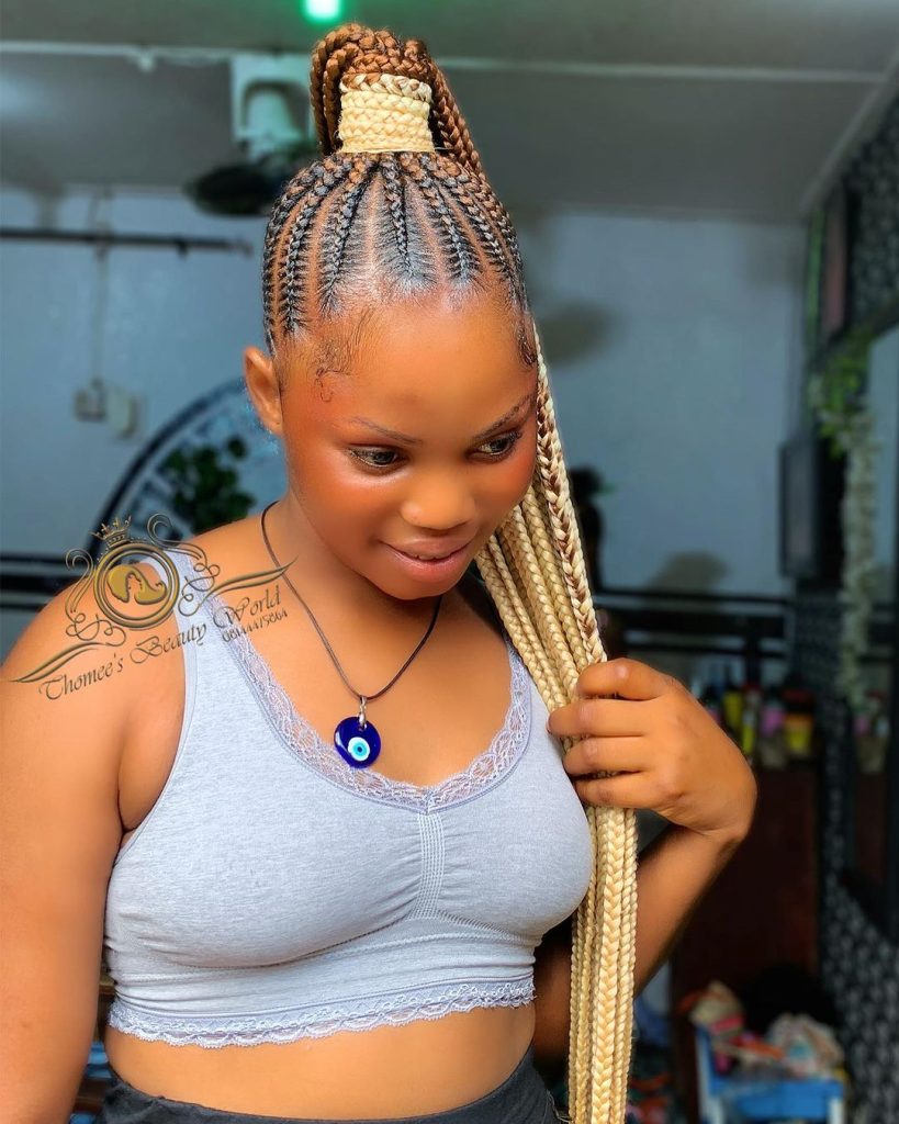 Recent Pictures of Cornrow Hairstyles for Ladies 3