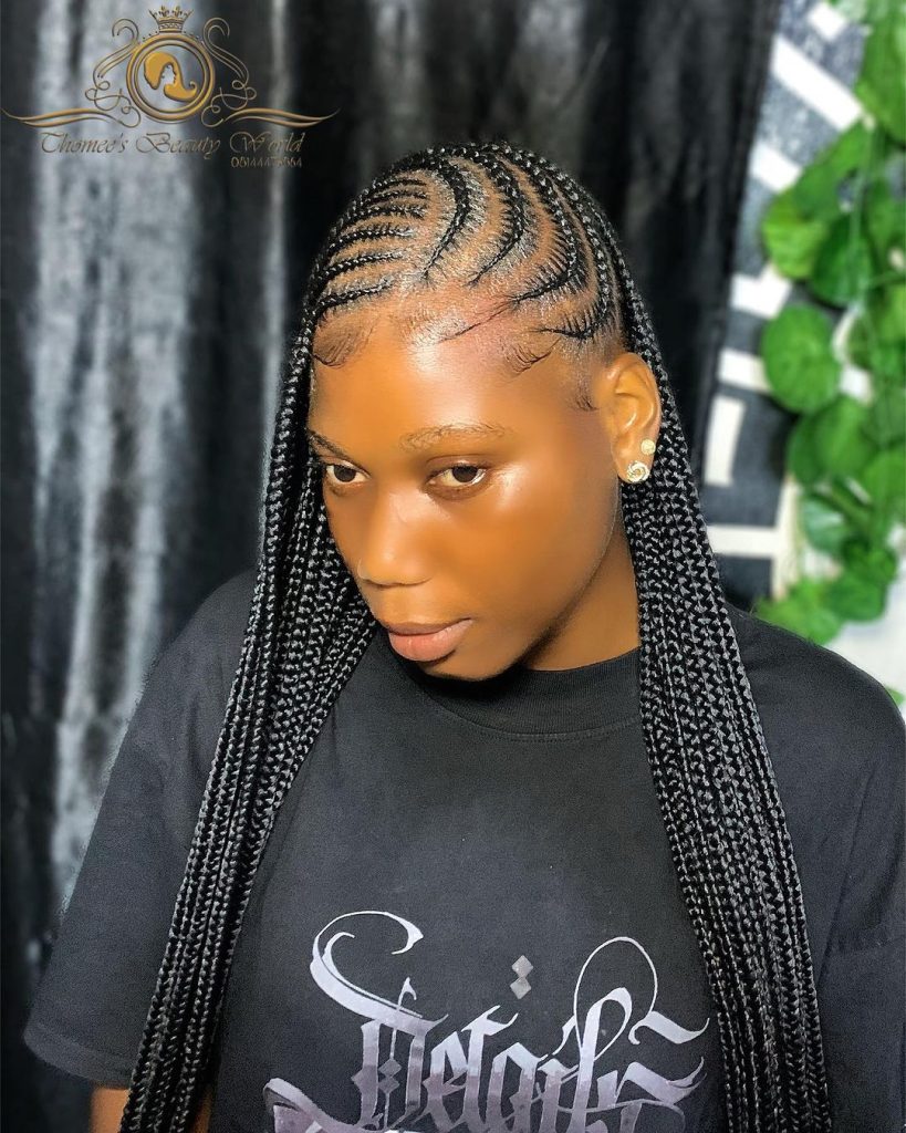 Recent Pictures of Cornrow Hairstyles for Ladies 4