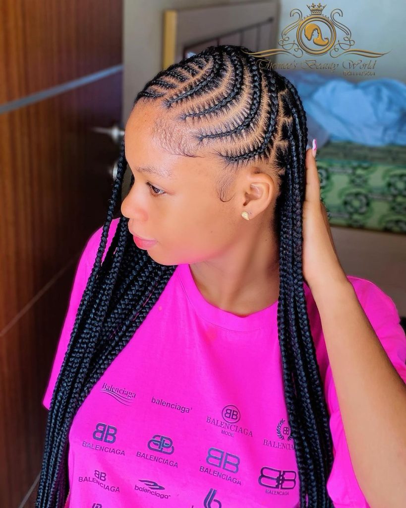 Recent Pictures of Cornrow Hairstyles for Ladies 5
