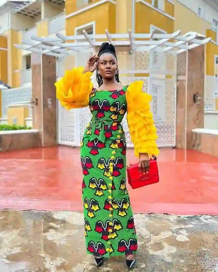 Simple Ankara Long Gown Styles For Young Ladies 2023 2