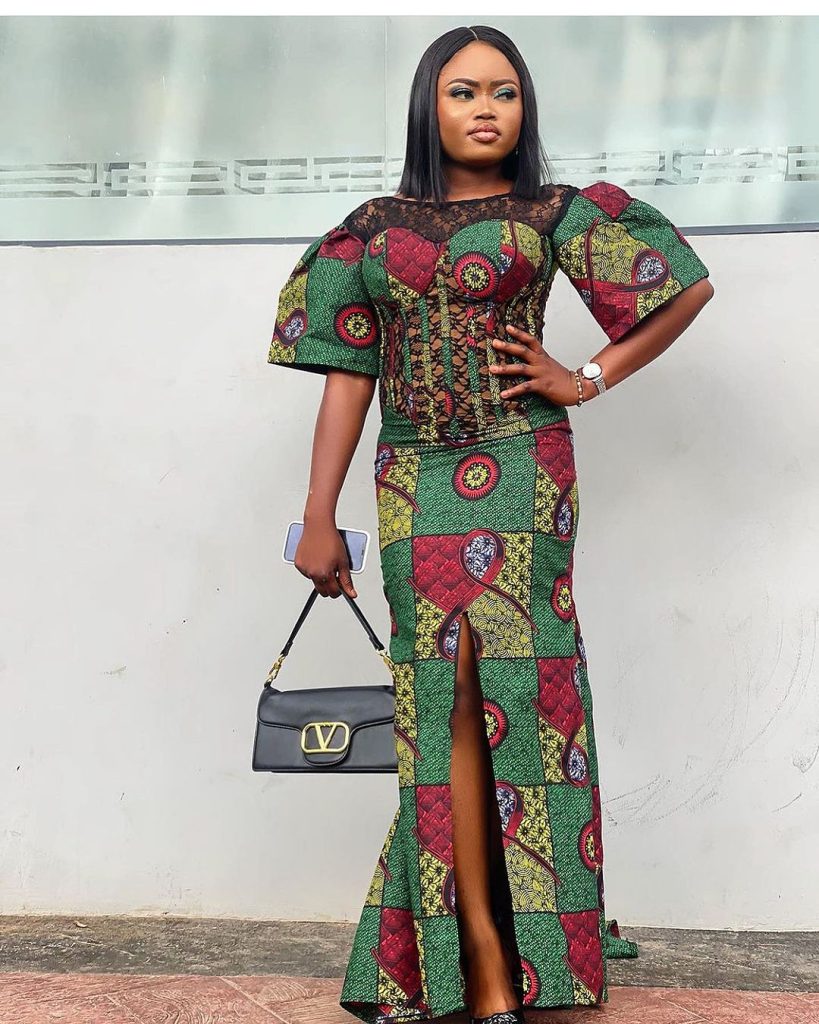 Simple Ankara Long Gown Styles For Young Ladies 2023 5