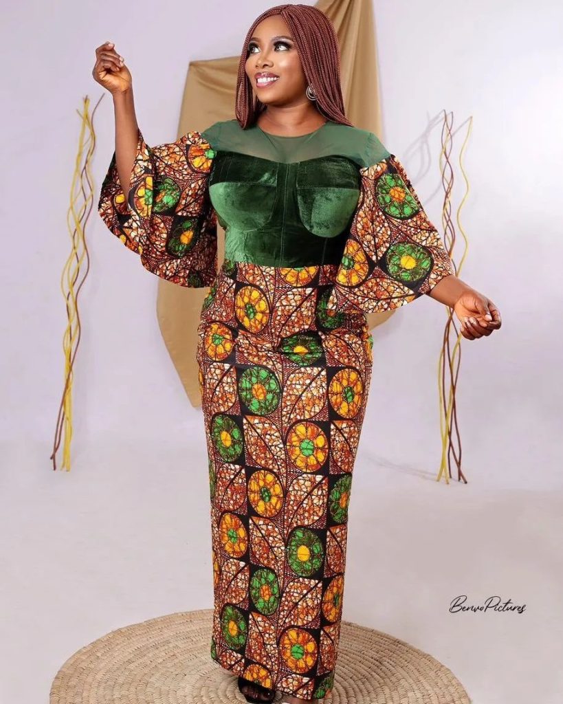 Exclusive Ankara Long Gown Styles For Wedding 2024 4