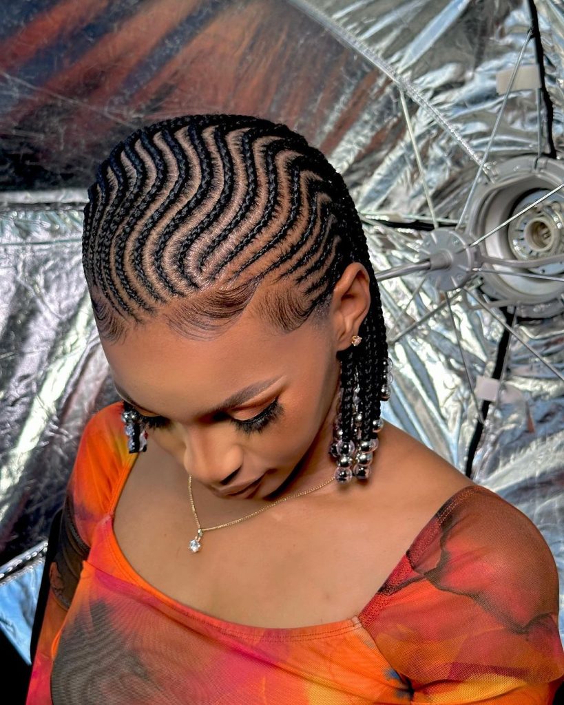 Latest Short And Beautiful Cornrow Hairstyles For Ladies 1