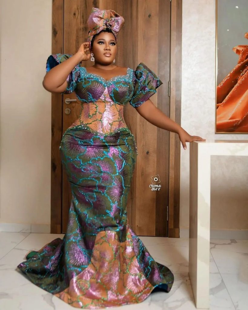 Long And Latest Ankara Full Gown Styles For Women 2024 1