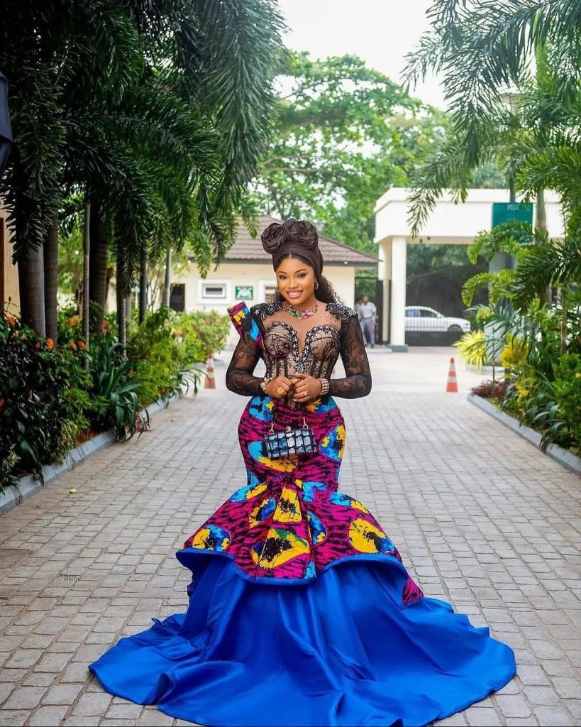 Long And Latest Ankara Full Gown Styles For Women 2024 4