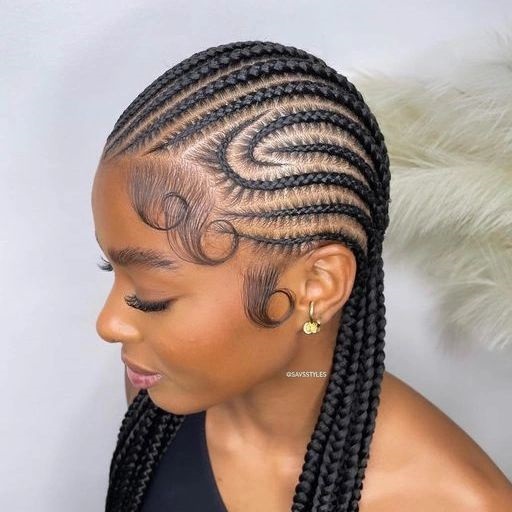 Beautiful Cornrow Hairstyles Pictures To Try Next 2024 4