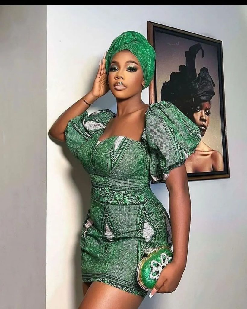 Stunning And Unique Short Ankara Gown Styles For Ladies 2024 1