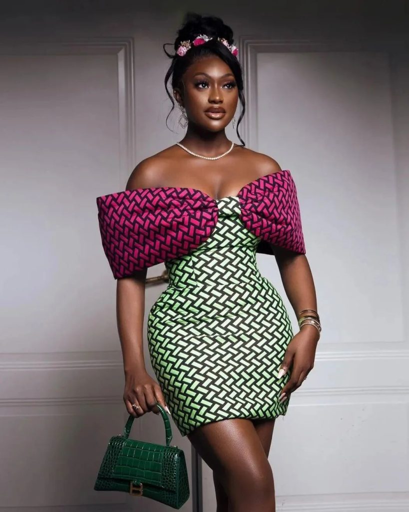 Stunning And Unique Short Ankara Gown Styles For Ladies 2024 3